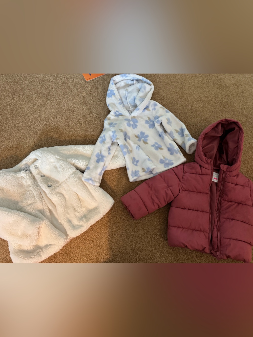 Toddler girl coat bundle